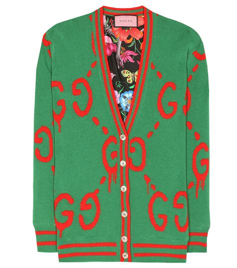 gucci womens cardigan sweater|gucci ghost cardigan.